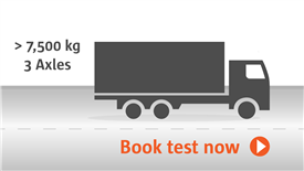3 Axle Truck >7,500kg
